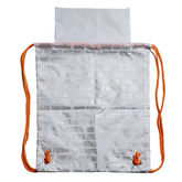 Bag de Chuteira Nike Prata e Laranja